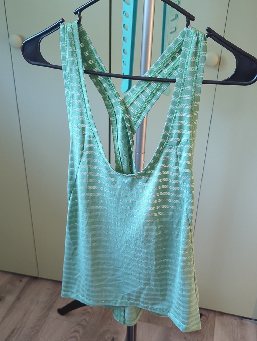 Zyia Green Split Back Nimbus Tank